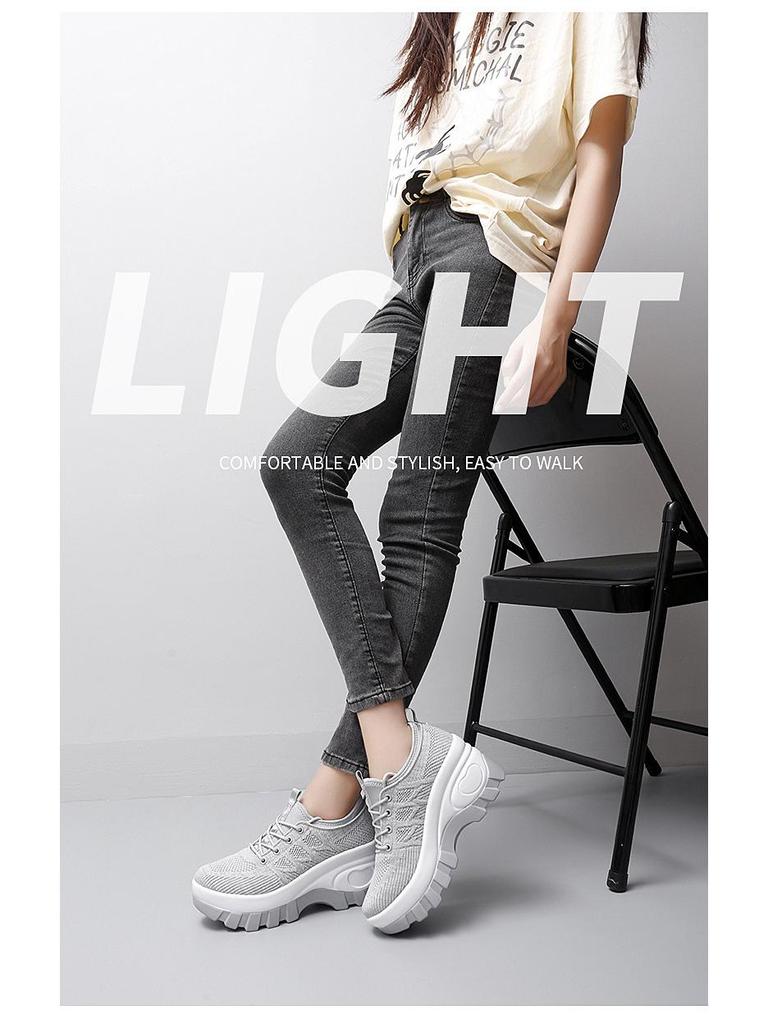 2024 Women's Slip-On Breathable Mesh Casual Shoes for Spring and Autumn - Soft-Soled Walking Shoes for Elderly