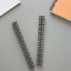20Pcs Plastic Binding Coils 30 Hole Round Design Loose Leaf Notebook Rings for DIY School Office Report Presentation Binding