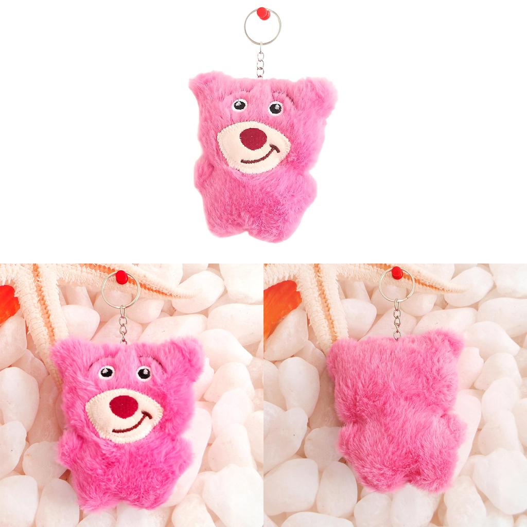 Lotso Plush Keychain Soft Toy Car Pendant Gift For Kids And Teens