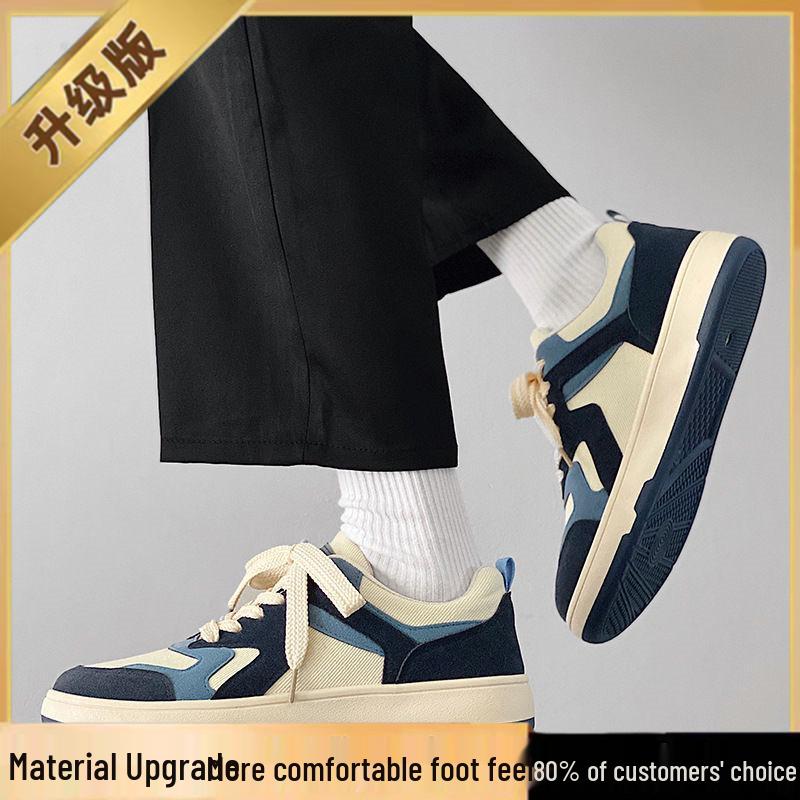 Мужские дышащие холщовые кроссовки - 2025 модные повседневные летние кроссовки в корейском стиле 39