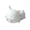 Cute Pet Deer Silicone Night Light USB Charging Pat Night Light Smart Timing Sleeping Bedroom Bedside Light Gift