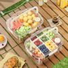 Fresh-keeping Box Airtight Leak-proof Food Storage Container with Silicone Seal And Handle Storage Box for Fruits Snacks Picnic