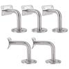 Pack Of 5 Stainless Bannister Support Wall Mounted Handrail Brackets Ballustrade Stair Rail Holder