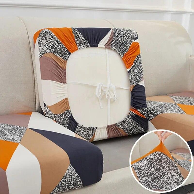 

Чехлы для диванов с принтом, эластичные чехлы из спандекса для дивана, защита от пыли, съемная защита для мебели, L-образный чехол для дивана для гостиной Normal Size (S)-1pc