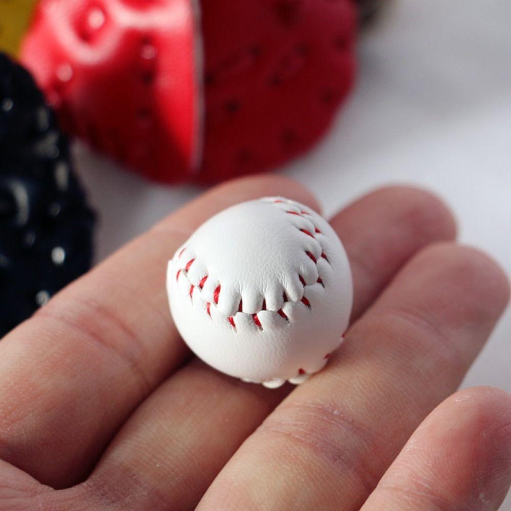 Multicolor Miniature Softball Set 1/6 1/12 Cake Topper NEW Doll Baseball Kits  Doll House