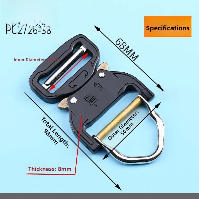Full Metal Bule Waist Belt Tactical Function Leather Bule D Ring Sle Sewing DIY Accories for Home Fabric Crts