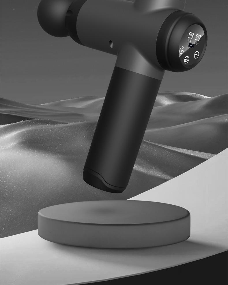 Rechargeable Electric Muscle Massager Gun for Sports Relaxation
