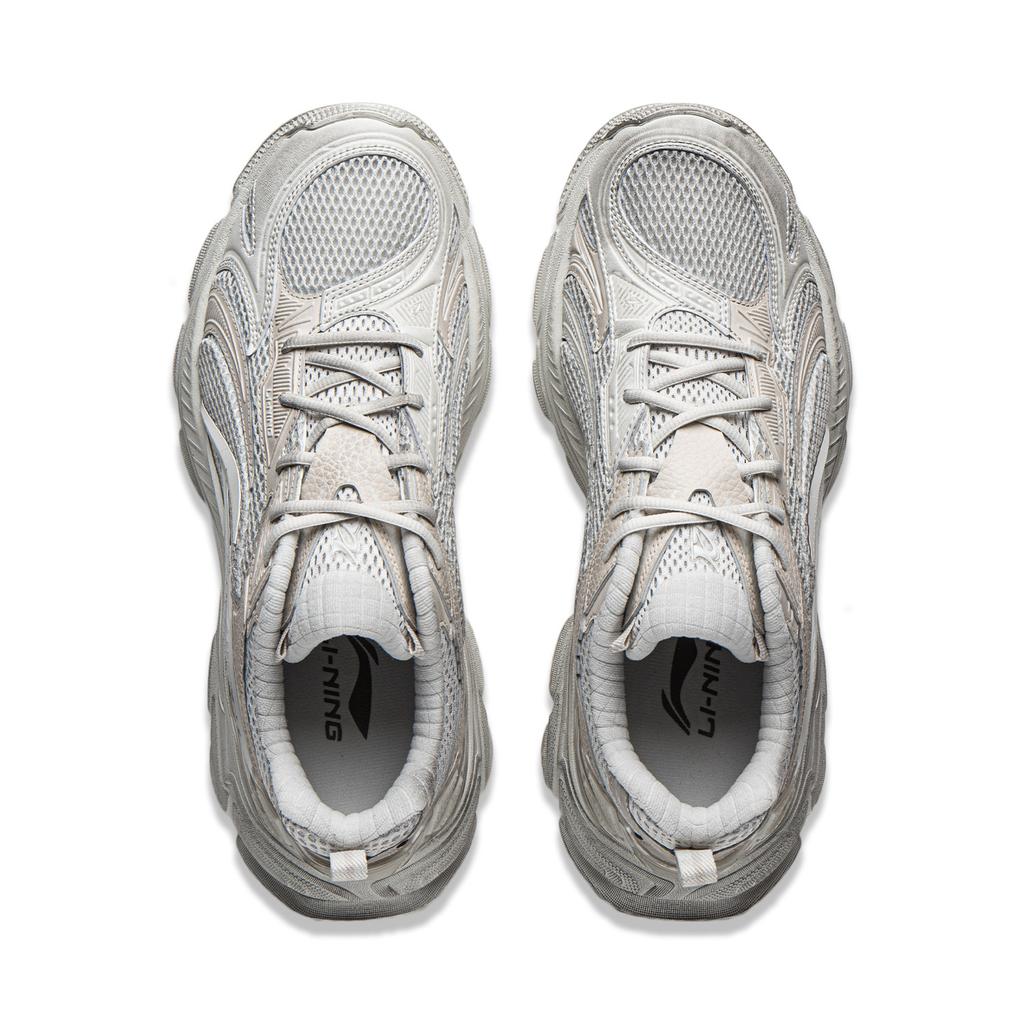 Li Ning Hei Star L2K Classic And Versatile Abrasion Resistant Breathable Low Top Chunky Sneakers Men's AGLW005-1