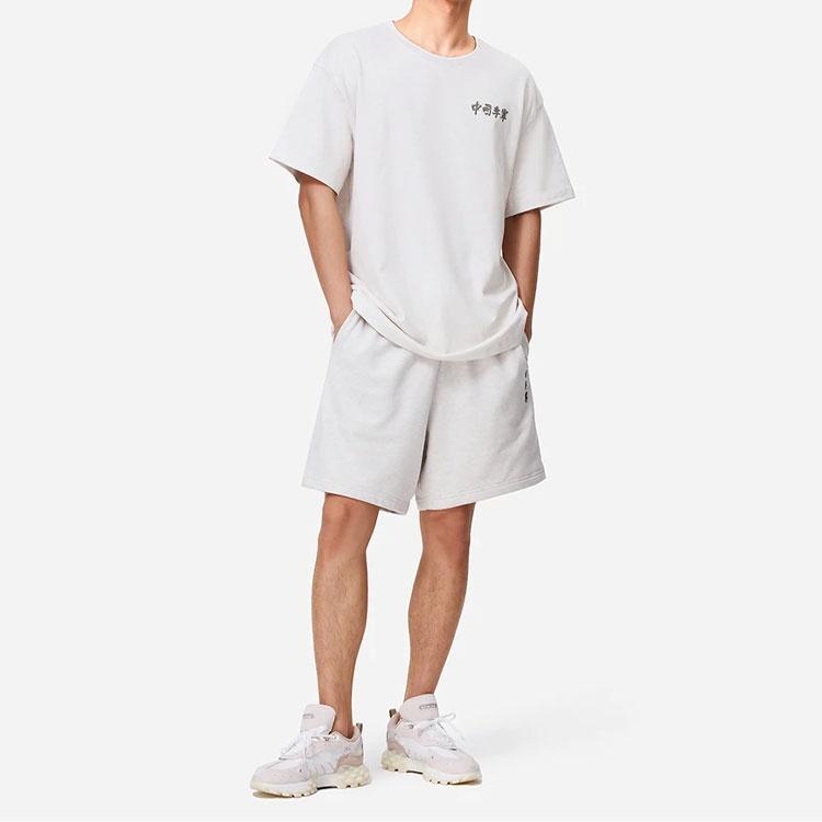 Li-Ning Vital Essential Logo T-shirt 'Light Grey' Men's AHSS140-2