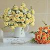 1/3Pc Silk Rose Artificial Flowers Diy Wedding Home Christmas Party Decoration Wreath Bridal Bouquet Table Vase Photography Prop