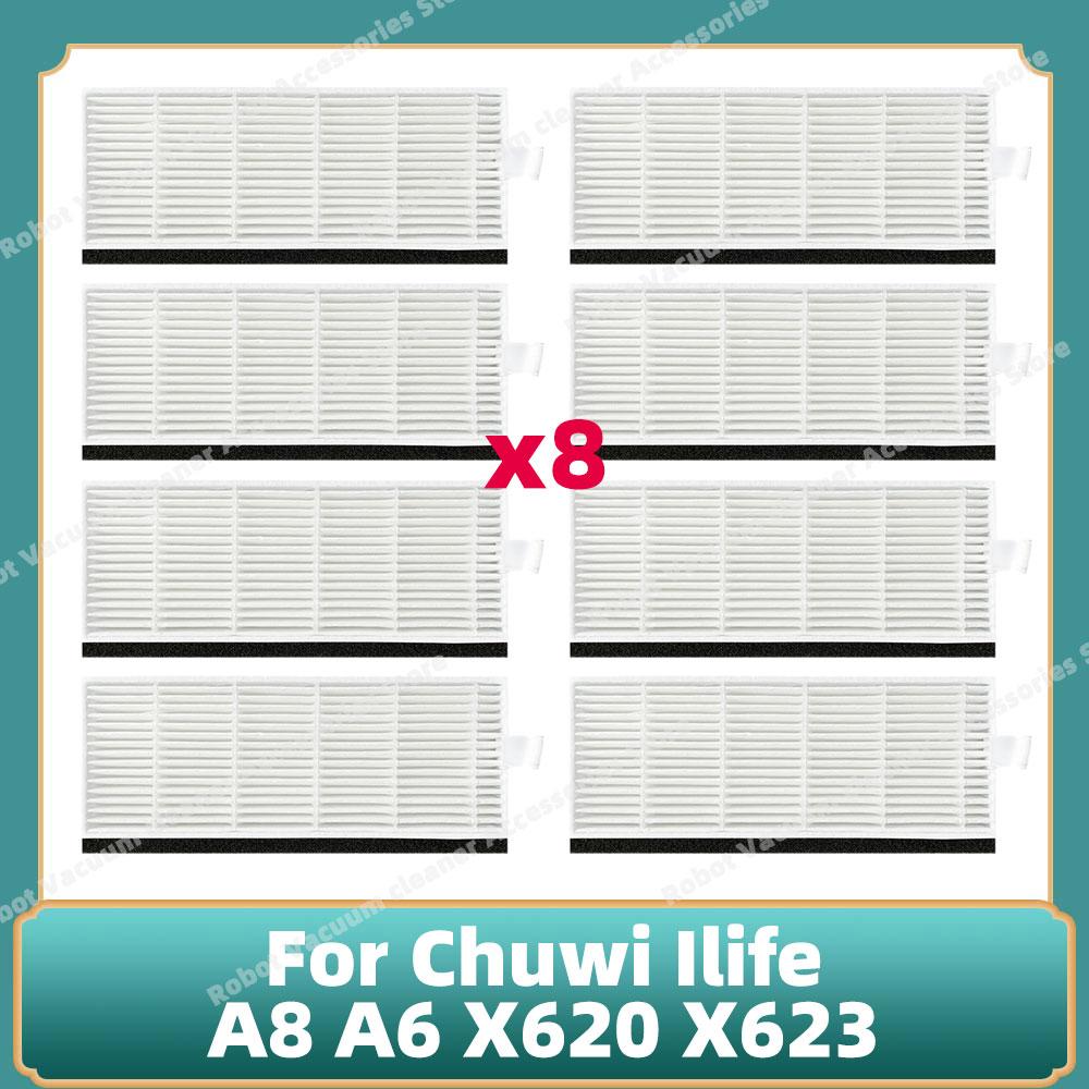 Compatible For Chuwi Ilife A8 A6 X620 X623 Robot Vacuum Cleaner Main Side Brush Primary Filter Accessories Replacement Parts