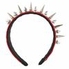 Rock Pannband För Herr Spiked Pannband Gothic Tiaras Nit Pannband Steampunk Punk Pannband Läder Spiked Headpiece
