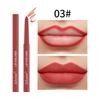 2 in 1 Matte Lip Liner, Waterproof Lip Liner Pencil, Highly Pigmented Smudgeproof Nude Pink Red Lip Liner Contouring Makeup Kit