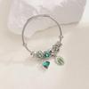 Emerald Jesus Love Bracelet: Personalized Korean Religious Niche Jewelry
