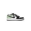 Jordan Air Jordan 1 Puppy Fragment Low top Vintage Basketball Shoes Men's Black White Green 553558-131(Team85-)