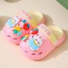 2026Children's clogs with closed toe, breathable, anti-collision, soft-soled, suitable for home and outdoor use, beach shoes, non-slip baby slippers