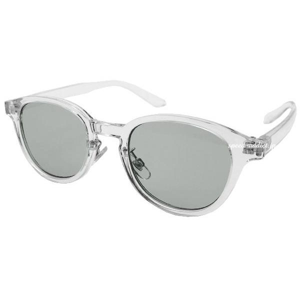 Used BOSLLINGTON SUNGLASS for JAPANESE CLEAR LIGHT GRAY/Bosllington Sunglasses Transparent Frame Light Gray No Prescription Smart Trend Drive