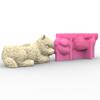 Silicone Molds Resin Casting Mold Home Decorations 3D Alpacas Candle Cup Mold Flowerpot Molds Gift for DIY Craft Lover