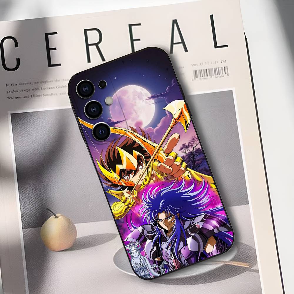 S-Saint S-Seiya Anime Phone Case Silicone Soft For Samsung S25,S24,S21,S22,S23,S30,Ultra,S20,Plus,Fe,Lite