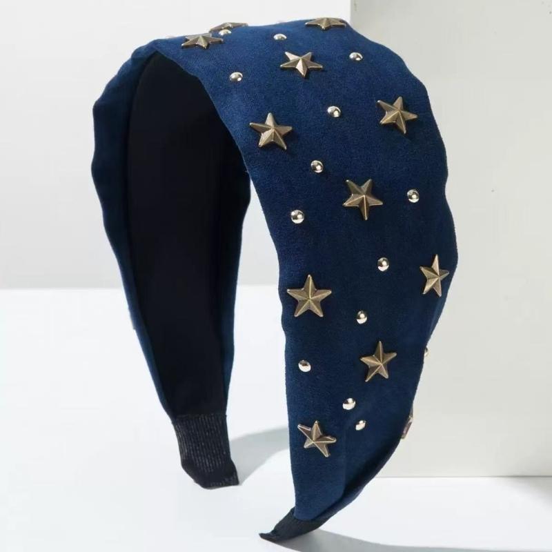 Stylish Star Hairband Korean Styles Design Soft Fabric Hair Accessory For Women Girls Casual Outfit