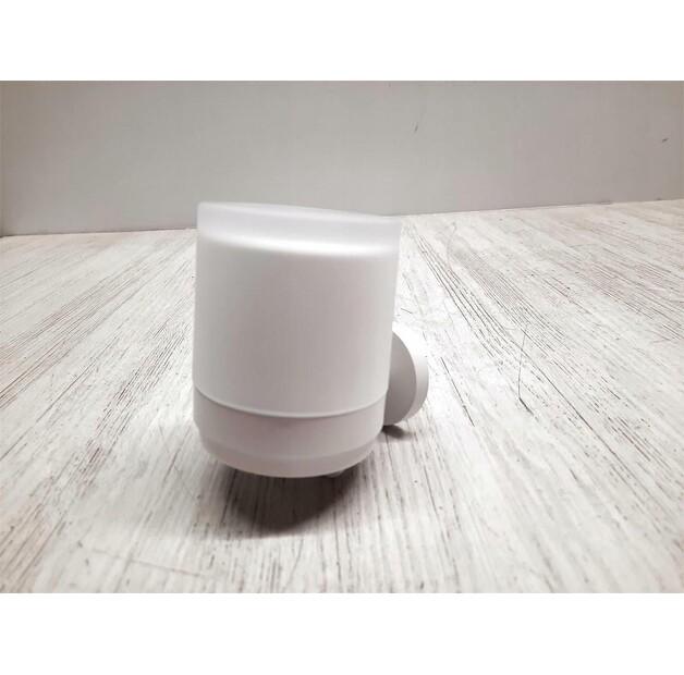 Emco Round Wall-mounted Liquid Soap Dispenser White Matte 432113901
