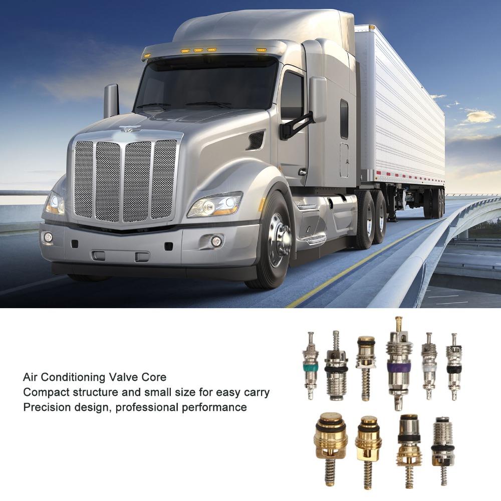 134PCS R134a Kit Car AC Valve Core Refrigeration Tire Valve Stem Cores  Maintenance Technician