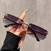 1/2PCS Frameless Demon Claw Sunglasses Fashionable Vibrant UV Protection Eyewear Trendy Unique Design