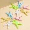 15PCS Traceless Design Quilt Clips Plastic Bed Sheets Clips Windproof Clothespins  Drying Laundry