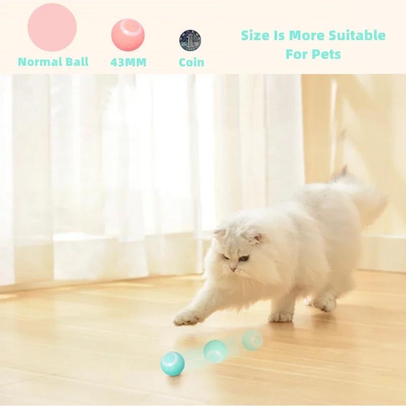 Electric Cats Ball Toy Kitten Toys Automatic Mobile Indoor Plays Toys for Cats Pet Products Cats Training Supplies Accessories