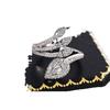 Creative Leaf Zircon Ring European and American Fashion Luxury Micro Inset Engagement Banquet Ring
