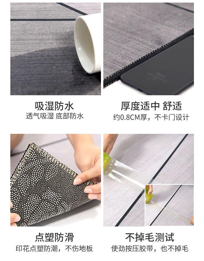 European Style Non-slip Long Corridor Carpet Decoration Home Light Luxury Runners Entryway Washable Rug Lobby Customizable Mat