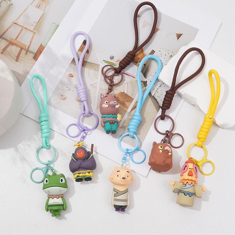 Yokai Anime Keychain Pendant: Cartoon Stray Mountain Doll Accessory & Bag Charm