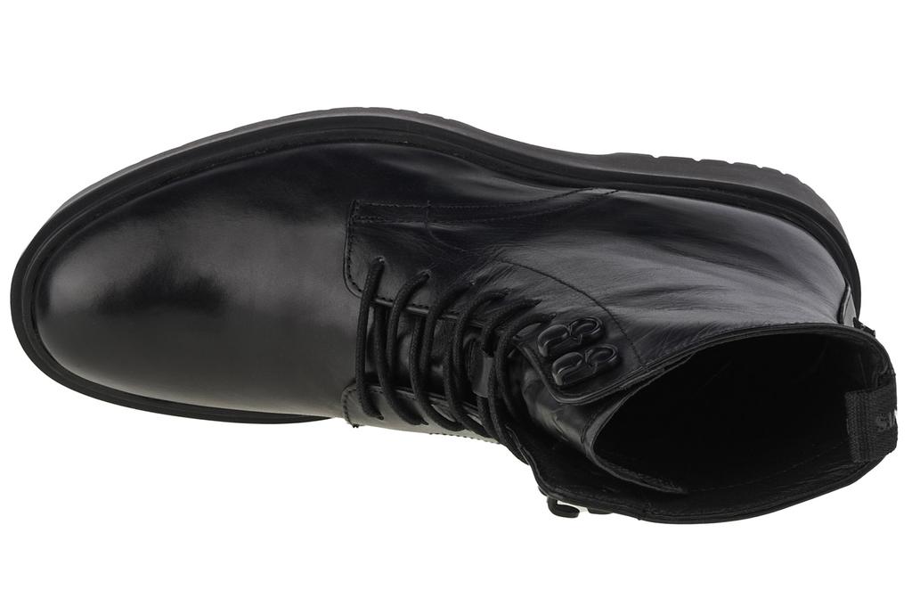 Levi's Bria, schwarze Damen Schnürschuhe