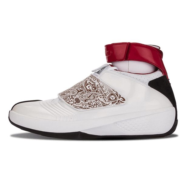 

Air Jordan 20 OG White Varsity Red Мужские кроссовки Черные 310455-161