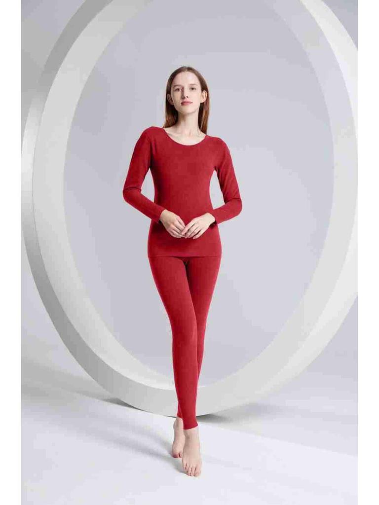 Women's Silk Protein Thermal Underwear: Seamless One-Piece Set for Autumn and Winter