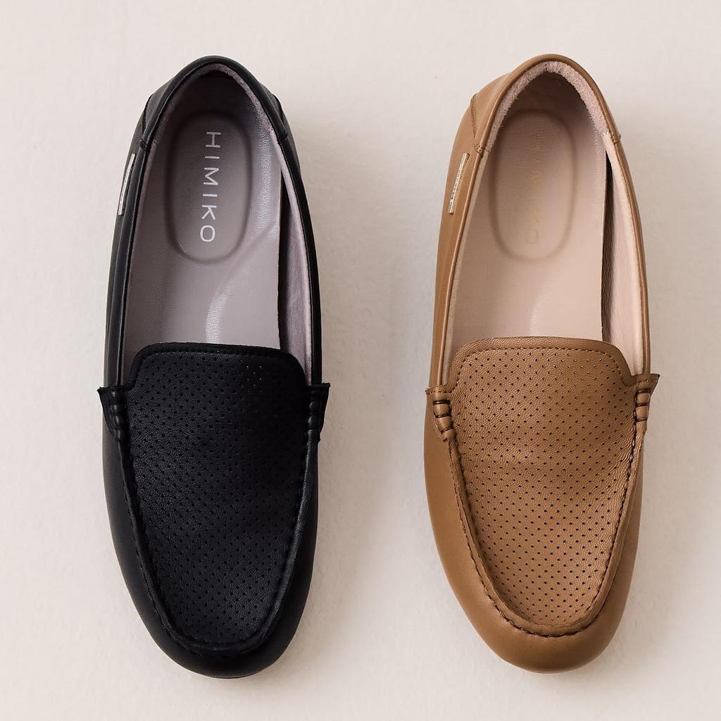 HIMIKO/Himiko/Punched Leather Moccasins/651114 Brown 235