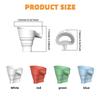 Foldable Flour Funnel Easy Pour No-Mess Anti-Splash Attachment Accessories For Kitchen Aid Mixer Fits Tilt-Head 4.5–5 Qt