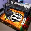 Custom Name Juventus Sportive Rug Game Carpet, Floor Mat for Bedroom Living Room Entryway Rug, Home Decor Idea Gift for Christmas Birthday