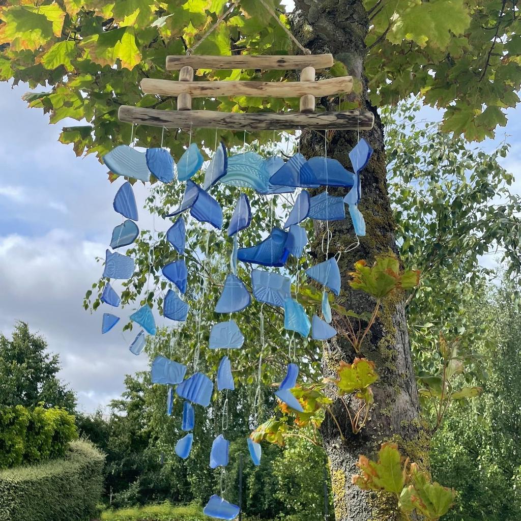 Wind Chime 3 Stick All Blues