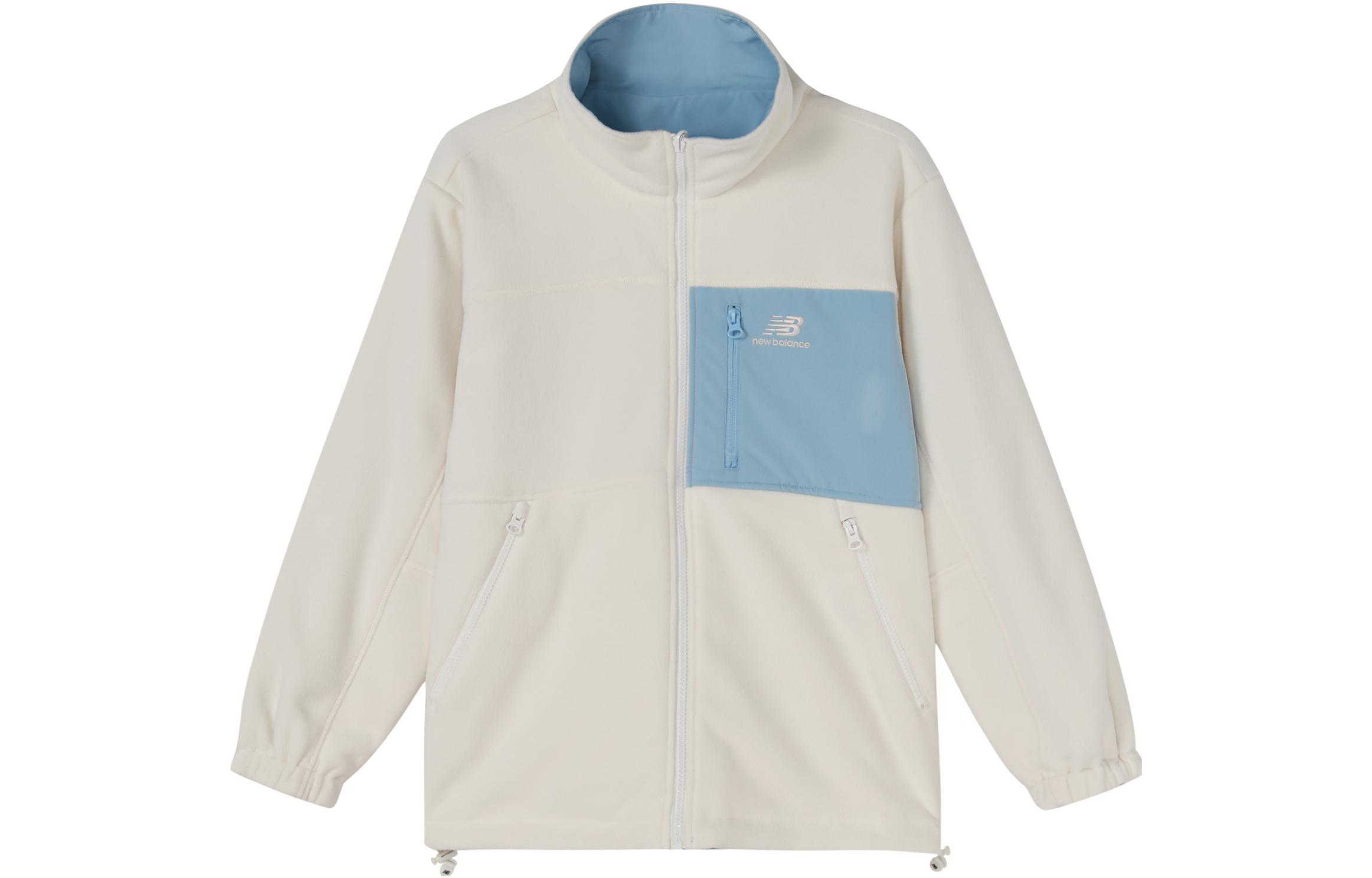 New Balance Velvet Jackets Unisex Blue Hooded Moderate NAA4N133-BL XS