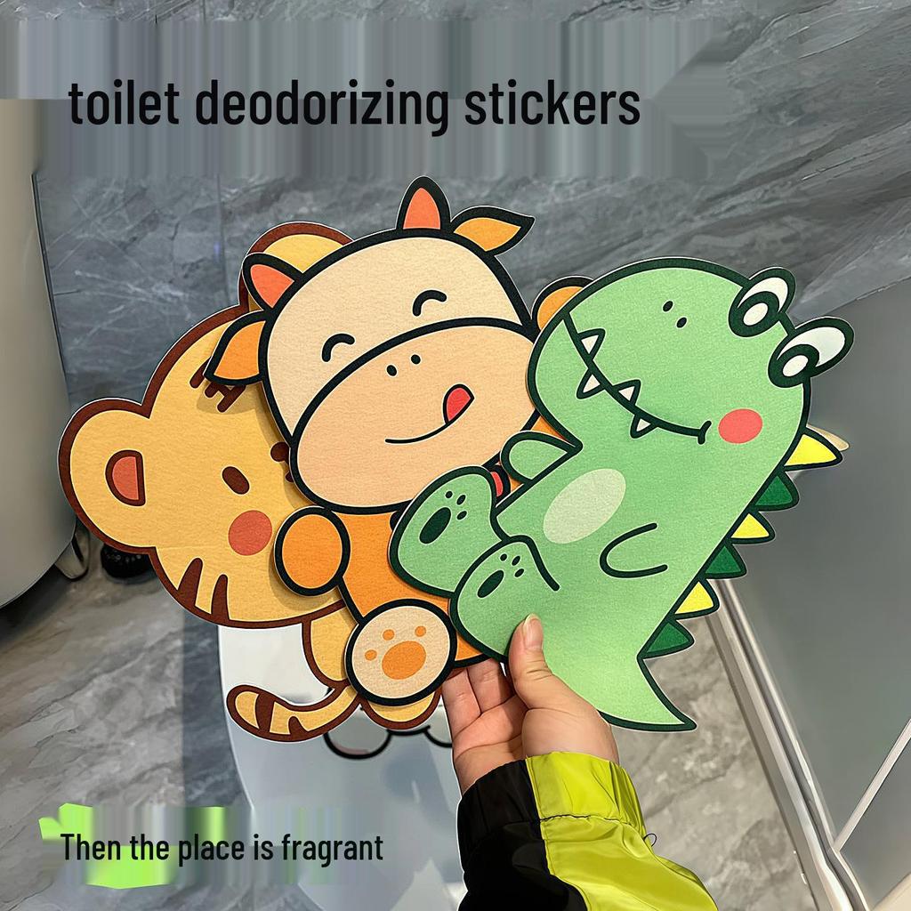 3-Piece Toilet Deodorizing Aromatherapy Stickers