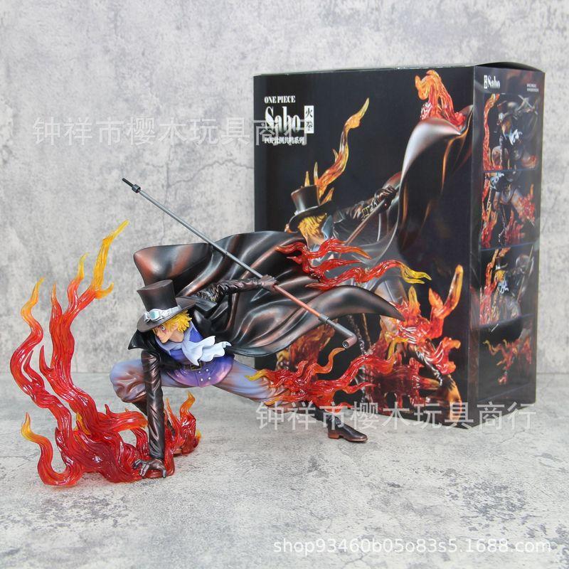 

Iu Resonance Series Fire Fist Zoro Three Brothers Figurine Statue Anime Gift Present