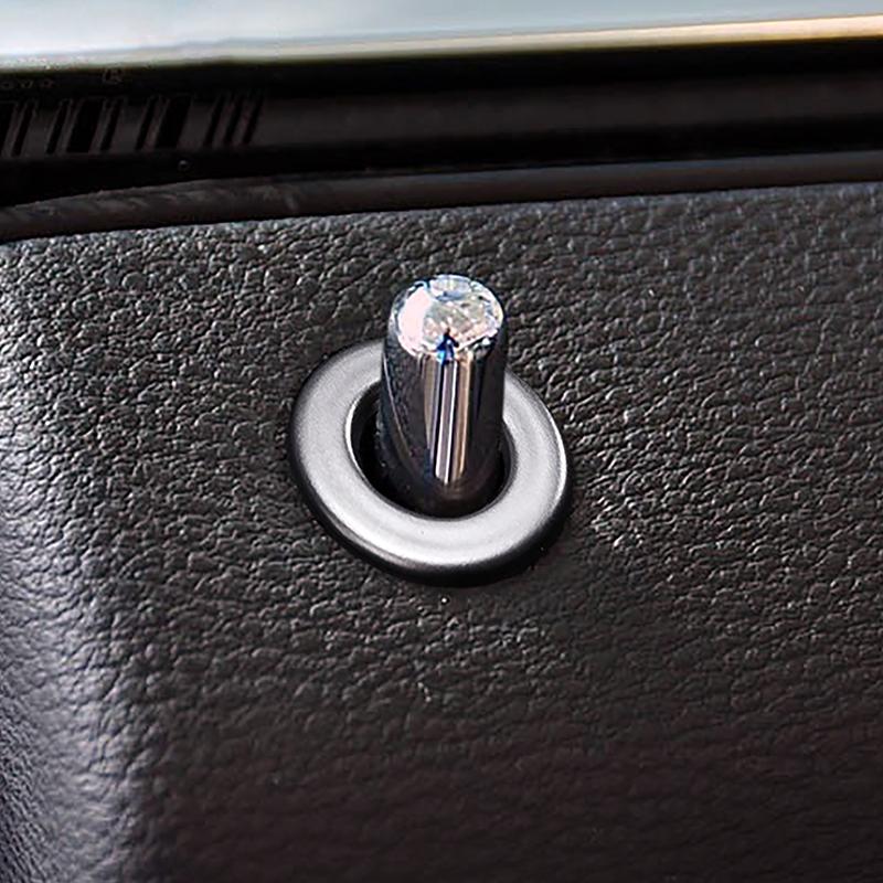 For Mercedes Benz E Class Coupe W207 C207 2009-2013 Car Door Lift Pin Bolt Circle Frame Decoration Sticker Interior Accessories
