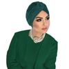Indian Hat Twist Knot Turban Women Muslim Inner Hijab Beanies Bonnet Hair Loss Headscarf Bandanas Chemo Cap Solid Color Headwrap