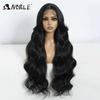Noble Synthetic lace Wig Body Wave Lace Front Wigs For Women 30" Omber Blonde Lace Frontal Wigs Heat Resistant Fiber Cosplay Wig