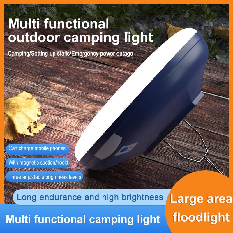 Camping Lanterns Portable LED Hang Tent Light Rechargeable Outdoor Fishing Emergency Lighting UFO Night Lamps