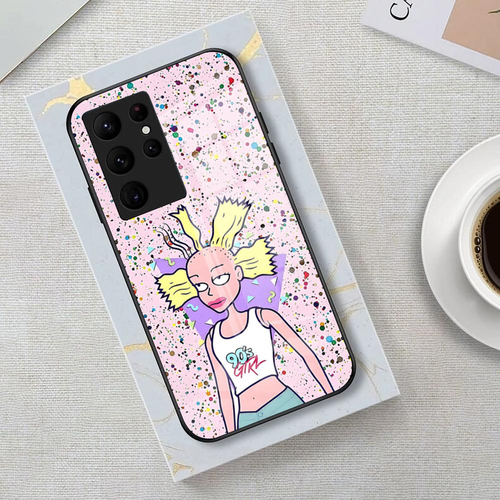 Cartoon Funny R-rugrats Phone Case For Samsung S26 S25 Edge Ultra 23 22 21 20 Ultra Plus S24 Fe Glass Cover