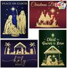 JOYFY 24 PCS Religious Christmas Greeting Cards with Envelopes 4 Designs Boxed Set for Winter Xmas Christmas Season Cards Gifts