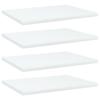 Bookcase Panels - vidaXL - 4 Pcs - Engineered Wood - White - 40x30x1.5 Cm