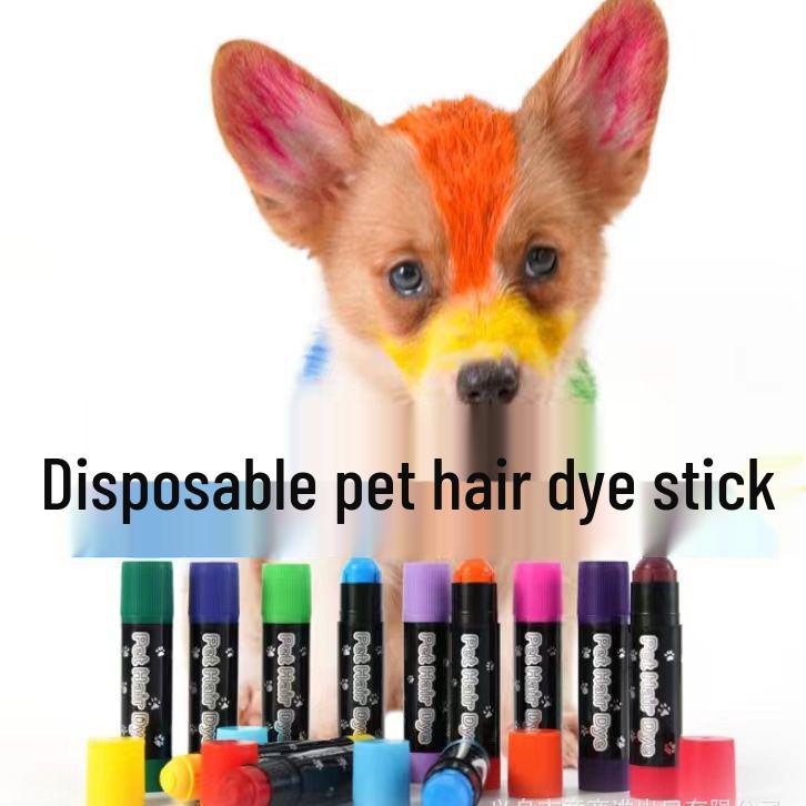 Временный водооснованый мелок-краска для шерсти животных, легко смываемый цвет 8.9 cm x 2.0 cm